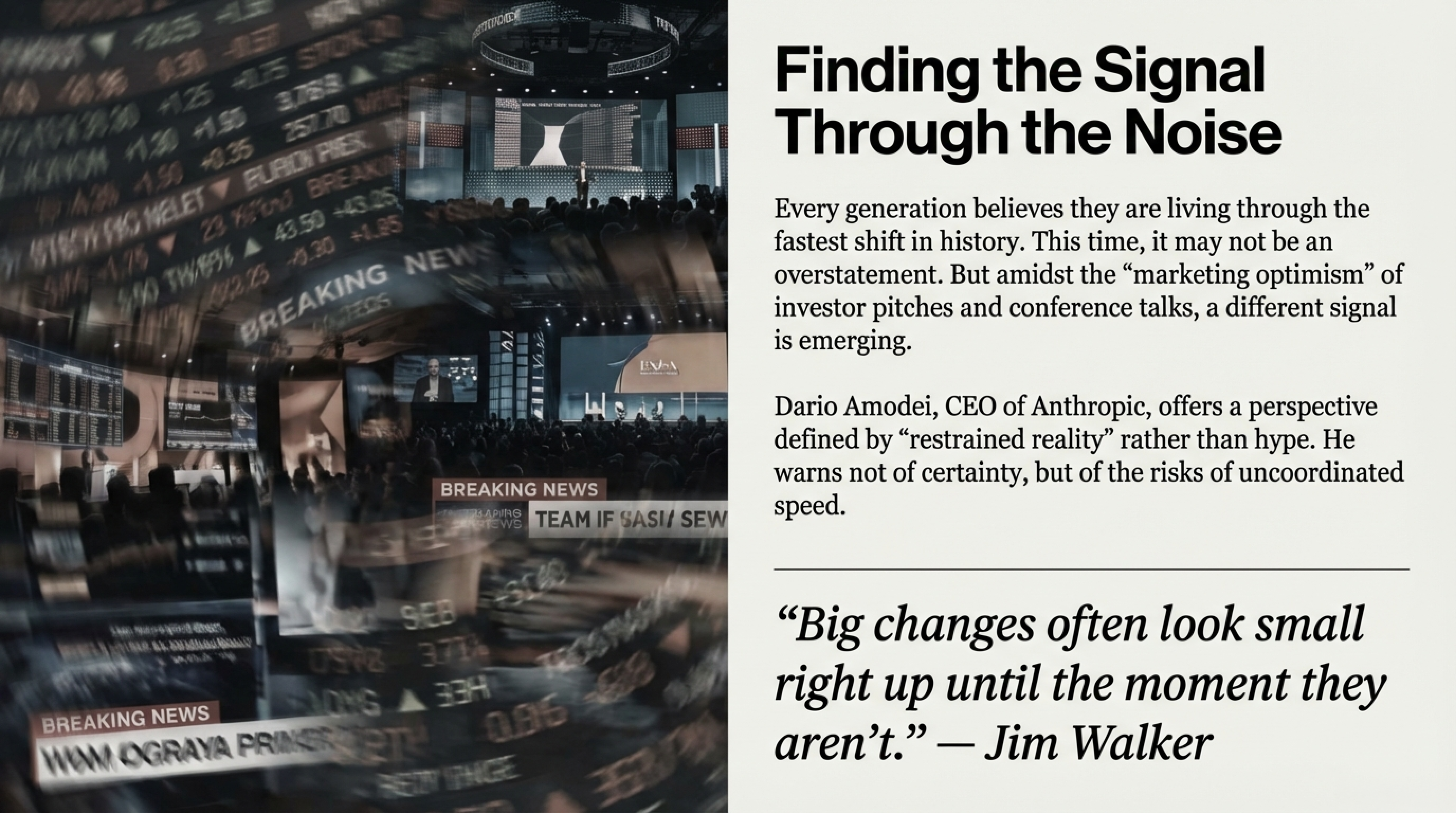 Finding the Signal Through the Noise